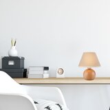LAMKUR Bež stolna lampa s tekstilnim sjenilom (visina 24 cm) Ball – | shoptok.hr