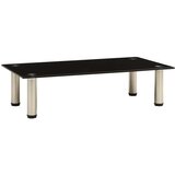 TV stalak crni 60 x 35 x 17 cm od kaljenog stakla | Eponuda.com