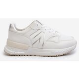 Boto Women's White Faux Leather Sneakers Kaimans | Shoptok.si