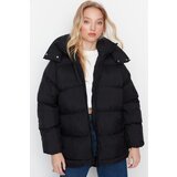 Trendyol Black Oversize Hooded Inflatable Coat Cijene