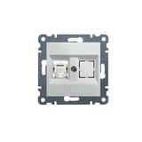 LUMINA utičnica kompjuterska 1XRJ45, CAT.5E UTP WL2110