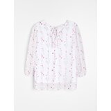 Sinsay Bluza s cvjetnim motivom i puf rukavima Slike