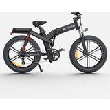 ENGWE X26 26-palčna zložljiva debela pnevmatika, električno kolo, 1000 w motor, 48 v, 19,2 ah in 10 ah, dvojna baterija, 25 km/h, trojno vzmetenje - črna, (21337268) Cene
