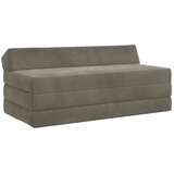 SOFA na razvlačenje Svjetlosiva 120 x 60 x 49 cm Tkanina - Svjetlosiva Baršun Cijene