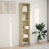  Regal za knjige boja hrasta 40x30x189 cm od konstruiranog drva | shoptok.hr