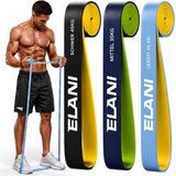 ELANI 3x uporovni trak za vadbo 25/35/45kg iz naravnega lateksa u