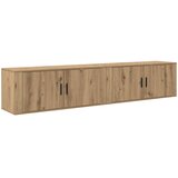  Zidni TV ormar set 2 pcs Umjetnički hrast 100 x 34,5 x 40 cm | Eponuda.com