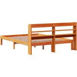  Okvir kreveta bez madraca voštano smeđi 120x190 cm od borovine | shoptok.hr