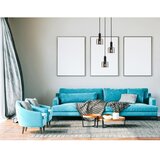  ITALUX PND-65342-3-BK+SG - Luster na sajli SANTIA 3xE27/40W/230V crna | Eponuda.com