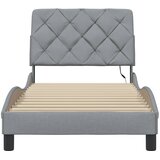  Okvir kreveta s LED-om bez madraca 90x190 cm od tkanine | Eponuda.com