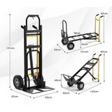  Ručni kolica za prevoz teških tereta, transportna kolica, do 360 kg / 450 kg | shoptok.hr