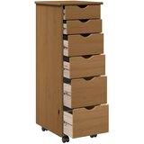  Mobilni ormar Medeno smeđa 34 x 39 x 93 5 cm Čvrsto borovo drvo | shoptok.hr