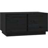  Klubska mizica črna 80×50×40 cm trdna borovina, (20712703) | Shoptok.si