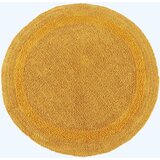 HOMESCAPES kopalniška preproga rond iz bombaža, 80 cm - rumena moutarde, (5000161231) | Shoptok.si
