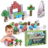  Magnetni set kockica za djecu – 96 dijelova, ružičasti dvorac | shoptok.hr