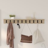 vidaXL Vješalica za kapute na zidu sonoma hrast 100 x 10.5 x 10.5 cm | shoptok.hr