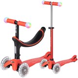  dječja guralica i romobil mini2grow deluxe magic led red Cijene