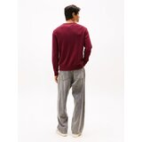 Tommy Jeans Pulover 'ESS' burgund | Shoptok.si