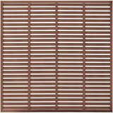  Ograja z vodoravnimi letvami WPC 180x180 cm rjava | Shoptok.si