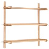 Kave Home Modularni sustav polica od punog hrasta u prirodnoj boji 110x98 cm Sitra – | shoptok.hr