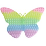  Fidget finger, pop it, leptir, pastel Cene