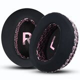 INF Hladilne blazinice za ušesa iz ledene svile za slušalke Sony Black+Pink, (21741164) | Shoptok.si