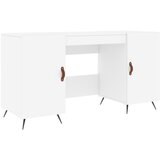 Maison Chic Pisalna miza - pisarniška miza - Računalniška miza bela 140x50x75 cm inženirski les, (21785179) Cene