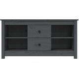 TV ormarić sivi 103 x 36,5 x 52 cm od masivne borovine | shoptok.hr