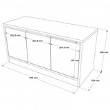 Hanah home Ormarić za obuću MADRID, MR2 - KE - Oak | shoptok.hr