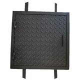 Magnum poklopac metalni, crni rebrasti lim, 600x600mm Cene