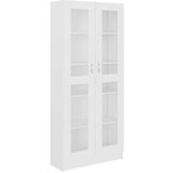  Vitrina bijela 82,5 x 30,5 x 185,5 cm od iverice | shoptok.hr