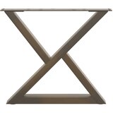  Noge za klub stolić 2 kom. Prirodni čelik 50 x (42-43,3) cm Čelik | shoptok.hr