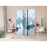 Artgeist PARAVAN 135/172/3 cm bela, svetlo modra | Shoptok.si