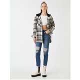 Koton High Waist Ripped Denim Pants - Mom Jean | shoptok.hr