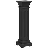  Klasični četvrtasti stalak za biljke crni 17 x 17 x 66 cm MDF | shoptok.hr