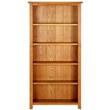 Maison Chic Knjižna omara - Knjižni regal 5-nadstropna 70x22x140 cm trdna hrastovina, (21724549) Cene