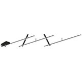  Mat crna LED stropna svjetiljka s mogućnosti zatamnjivanja 50x245 cm Indira – | shoptok.hr