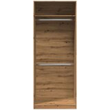 vidaXL Garderobna omara artisan hrast 80x50x200 cm inženirski les | Shoptok.si