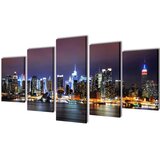  Zidne Slike na Platnu s Printom New York 100 x 50 cm | shoptok.hr