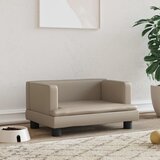 vidaXL Pasja postelja kapučino 60x40x30 cm umetno usnje | Shoptok.si