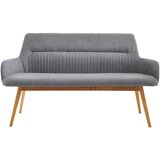 Linea Natura klop, les, tekstil barve hrasta, temno siva | Shoptok.si