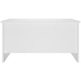  Stolić za kavu bijeli 80x55,5x41,5 cm od konstruiranog drva | Shoptok.si