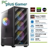 PCPLUS Gamer Ryzen 7 5800X 32GB 1TB SSD RTX 5070 12GB gaming namizni računalnik | Shoptok.si