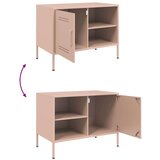 TV ormarić ružičasti 68 x 39 x 50 5 cm čelični | shoptok.hr