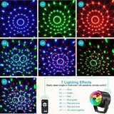 URAQT 2x RGB LED disco krogla z daljincem | Shoptok.si