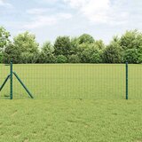 vidaXL Euro ograja Zelena 0,4x50 m Jeklo | Shoptok.si