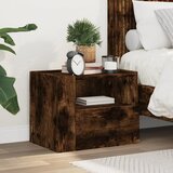  Zidni noćni ormarić boja dimljenog hrasta 45 x 30 x 35 cm | shoptok.hr