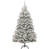  Umjetno božićno drvce Zelena i bijela 240 cm PVC i metal | shoptok.hr