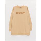 LC Waikiki Women's Crew Neck Embroidered Long Sleeve Sweatshirt Tunic | ePonuda.com