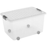 Keter Zaboj za shranjevanje (35 l, 56,5 x 31,5 x 39 cm, prozoren) | Shoptok.si